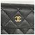 Cartera larga Chanel Matelassé en piel caviar negra - vista 7