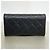 Cartera larga Chanel Matelassé en piel caviar negra - vista 9