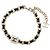 Colar choker Chanel em couro e metal