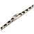 Colar choker Chanel em couro e metal - vista 2