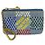 Louis Vuitton Münzbeutel in Blue Damier Denim