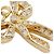 Pendente Christian Dior Bow CD in metallo con cristalli - vista 5