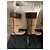 Dolce & Gabbana Braune hohe Wildlederstiefel mit Pelzbesatz - Ansicht 7