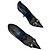 Casadei Pumps aus schwarzem Leder