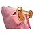 Fendi Baguette Borsa a tracolla in tela rosa FF Broderie Anglaise - vista 12