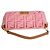 Fendi Baguette Borsa a tracolla in tela rosa FF Broderie Anglaise - vista 8