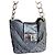 Borsa Chanel trapuntata in nylon e pelle nera