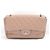 Chanel Classique Flap Bag em couro perfurado bege - vista 2