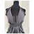 Autre Marque Top Atos Lombardini gris de viscosa plisada cuello drapeado - vista 2