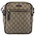Gucci Messenger-Tasche mit Fronttasche mit Reißverschluss aus GG coated Canvas medium