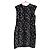 Carolina Herrera Vestido negro con lunares blancos