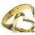 Autre Marque Tiffany & Co. Open Heart Ring aus Gelbgold - Ansicht 5