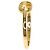 Anillo Gucci Interlocking #8 en oro amarillo de 18K - vista 3