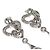 Orecchini Cartier Nuage in diamanti e oro bianco 18K - vista 3