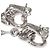Orecchini Cartier Nuage in diamanti e oro bianco 18K - vista 5