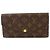 Louis Vuitton Monogram Portefeuille Sarah Bi-fold Long Wallet