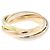 Anello Cartier Trinity in oro rosa bianco e giallo 18K