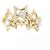 Autre Marque Anello fede Tiffany in oro giallo 18K e diamanti - vista 2