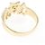 Autre Marque Anello fede Tiffany in oro giallo 18K e diamanti - vista 3