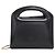 Sac à main Loewe en cuir noir