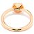 Bague Bucherer B Dimension Or Rose 750/18K Diamants Brillants 0,08 ct Taille 55 - vue 3