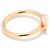 Bague Bucherer B Dimension Or Rose 750/18K Diamants Brillants 0,08 ct Taille 55 - vue 4