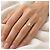 Bague Bucherer B Dimension Or Rose 750/18K Diamants Brillants 0,08 ct Taille 55 - vue 6