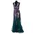 Abito Elie Saab in seta verde - vista 4