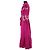 Antik Batik Kleid aus Baumwolle Lila - Ansicht 3