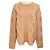 Khaite Almond Cashmere Knit Lupita Pullover aus Kaschmir