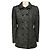 Dolce & Gabbana Grey / Black Wool and Alpaca Tweed Jacket