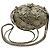 Minaudière Judith Leiber Silver Crystal Faberge Egg