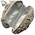 Minaudière Judith Leiber Silver Crystal Faberge Egg - vista 6