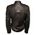 Veste Biker Versace en cuir d'agneau noir - vue 3