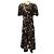 Vestido midi Ulla Johnson Odessa Multi Floral Heleen com mangas bufantes