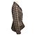 Blazer a quadri in lana e alpaca Taupe / Brown Multi Christian Dior - view 2
