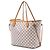 Borsa Tote Louis Vuitton Neverfull MM Damier Azur Bianca - vista 2