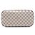 Borsa Tote Louis Vuitton Neverfull MM Damier Azur Bianca - vista 3