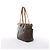 Borsa a tracolla Louis Vuitton Totally PM Monogram Canvas in marrone M56688 - vista 3