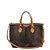Louis Vuitton Palermo PM Monogram Canvas 2Way Handbag in Brown M40145