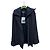 Chanel Wolljacke mit Schneeflocken Strickkragen Größe 38
