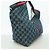 Bolso Tote Gucci de denim azul marino - vista 2
