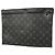 Louis Vuitton Monogram Eclipse Pochette Discovery Clutch Bag