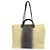 Chanel CC Charm Shopping Quilted Ombre Caviar Large - vista 2