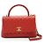 Chanel Bolsa Pequena Coco Handle em Caviar Matelassé