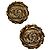 Orecchini a clip Chanel CC placcati oro con strass