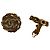 Orecchini a clip Chanel CC placcati oro con strass - vista 2