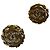 Orecchini a clip Chanel CC placcati oro con strass - vista 3
