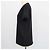 T-shirt Dolce & Gabbana in cotone nero con scollo a V e placca logo - vista 2