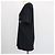 T-shirt Gucci girocollo in cotone nero con stampa logo e effetto distressed - vista 2